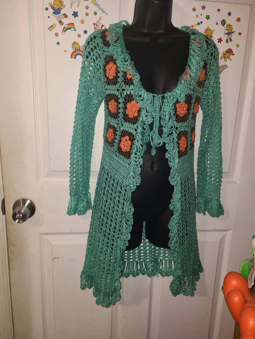 Crochet Long Sleeve Boho Light Cardigan